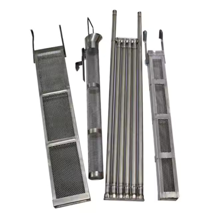 Titanium anodes for rhodium plating